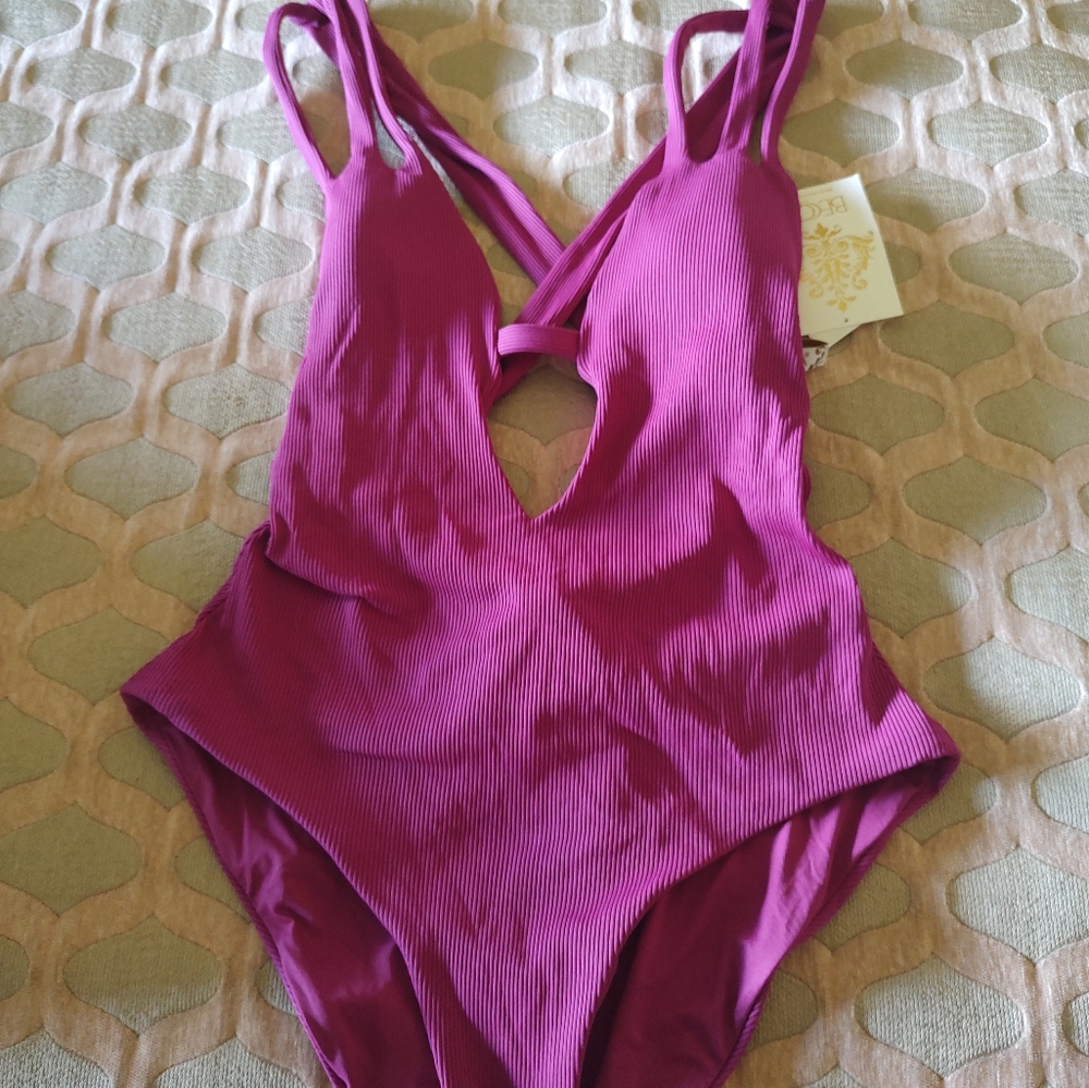 Becca Swimsuit, Purple, Small